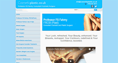 Desktop Screenshot of cosmeticplastic.co.uk